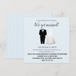 Anuncio ¡Nos Casamos Modernos de Azul! Boda