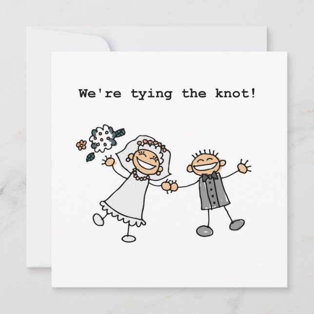 Anuncio Nos estamos casando (Anverso)