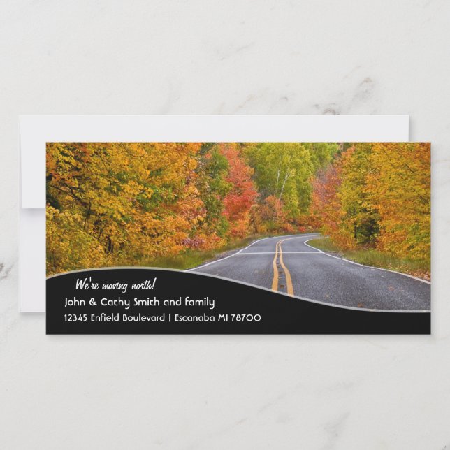 Anuncio Nos estamos moviendo hacia el norte de la escena d (Anverso)