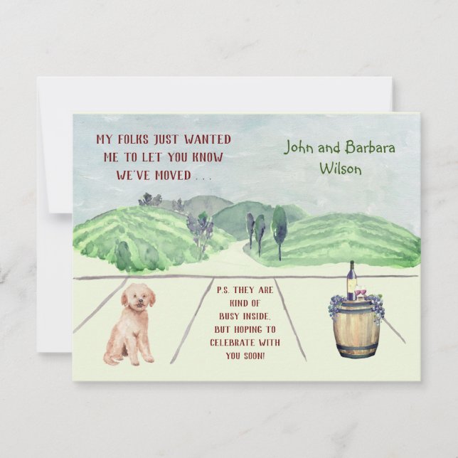 ANUNCIO NOS HEMOS MOVIDO DIVERTIDO FAMILIA DOG ANUNCIA MOV (Anverso)