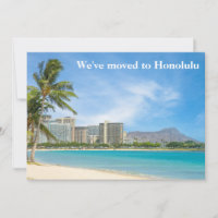 Nos hemos mudado a Honolulu Beach Photo Personaliz