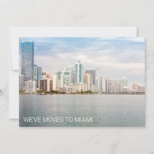 Anuncio Nos hemos mudado a Miami Florida Beach Photo Movin