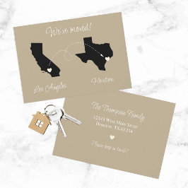 Anuncio ¡Nos hemos mudado! De Estado a Estado