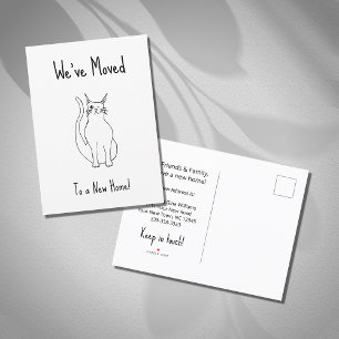 Anuncio Nos hemos mudado de gato lindo nuevo hogar blanco 