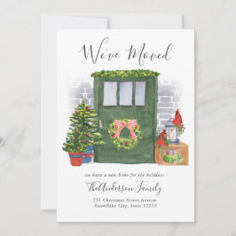 Anuncio Nos hemos mudado de vacaciones Navidades de puerta