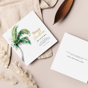 Anuncio Nos hemos mudado Palm Tree Holiday Mudanzas