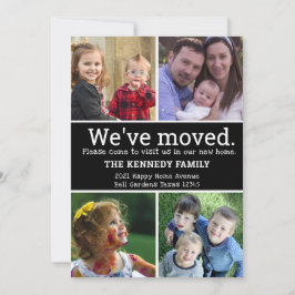 Anuncio Nos hemos mudado por 4 Collages de fotos en movimi