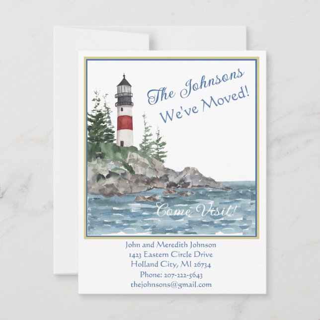 Anuncio Nos hemos mudado Presupuesto de agua del faro     (Anverso)