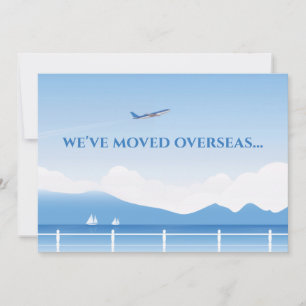 Anuncio Nos hemos trasladado al extranjero de nuevo avión 