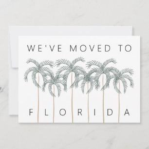Anuncio Nos mudamos a Florida Palm Trees Nueva dirección