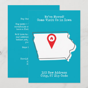 Anuncio ¡Nos Mudamos! Ven a Visitarnos en Iowa