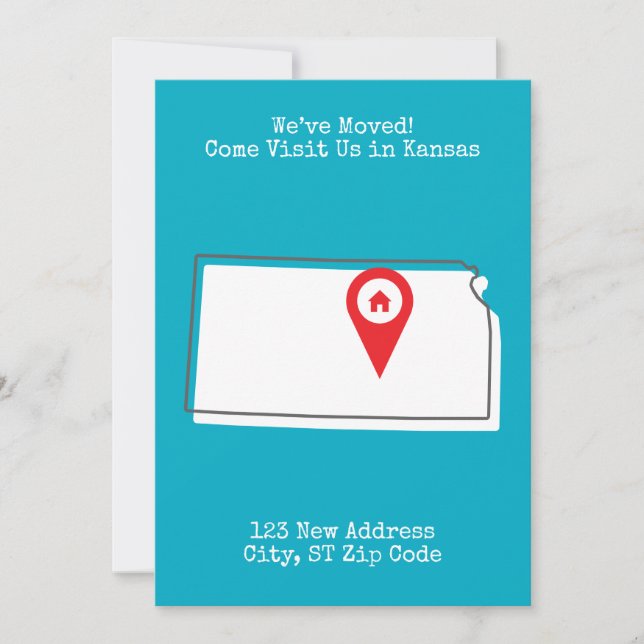 Anuncio ¡Nos Mudamos! Visítenos en Kansas (Anverso)