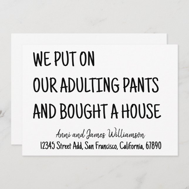 Anuncio Nos Ponemos Las Pantalones De Adultos Y Compramos  (Anverso / Reverso)