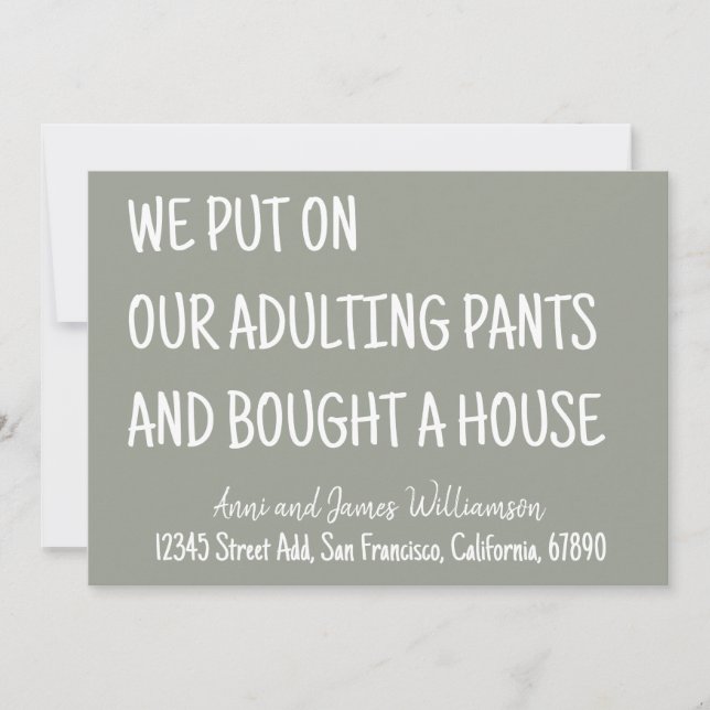 Anuncio Nos Pusimos Nuestros Pantalones De Adultos Y Compr (Anverso)