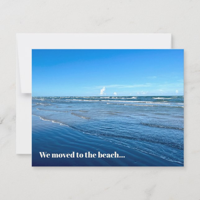 Anuncio Nos Trasladamos A La Playa Nueva Dirección Domicil (Anverso)