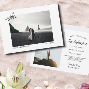 Anuncio Nosotros Hicimos Foto de Elopement de Casados en l