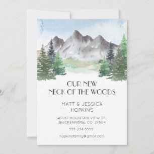Anuncio Nuestra Nueva Zona Boscosa Aquarela De Montaña