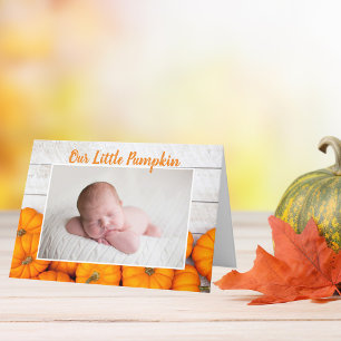 Anuncio Nuestra pequeña calabaza Acción de Gracias Foto de