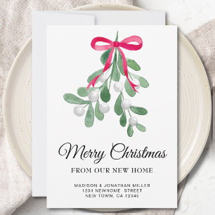 Anuncio Nueva Casa Feliz Navidad Mudanza