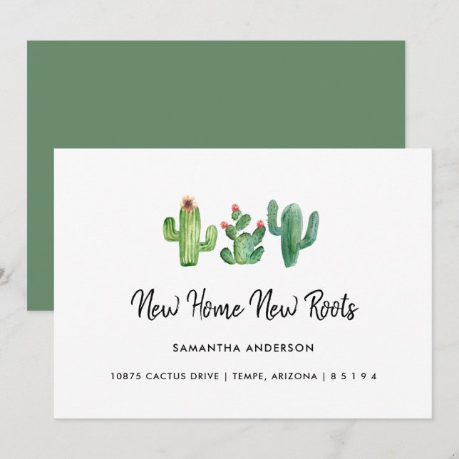Anuncio Nueva casa nuevas raíces que he plantado nuevas ra (Anverso / Reverso)