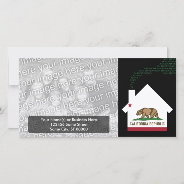 Anuncio nueva dirección de california (Anverso)