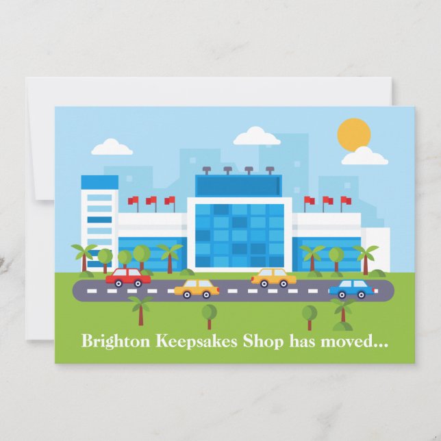 Anuncio Nueva dirección de la tienda Centro comercial boni (Anverso)