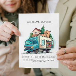 Anuncio Nueva dirección I Camión que se mueve a casa