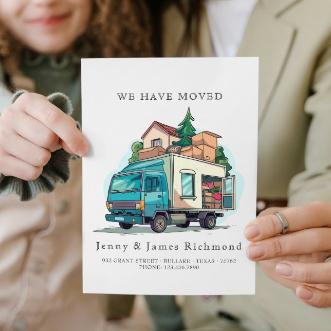 Anuncio Nueva dirección I Camión que se mueve a casa (Subido por el creador)