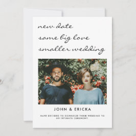 Anuncio Nueva Fecha Mismo Amor Boda Más Pequeña Foto Reduc