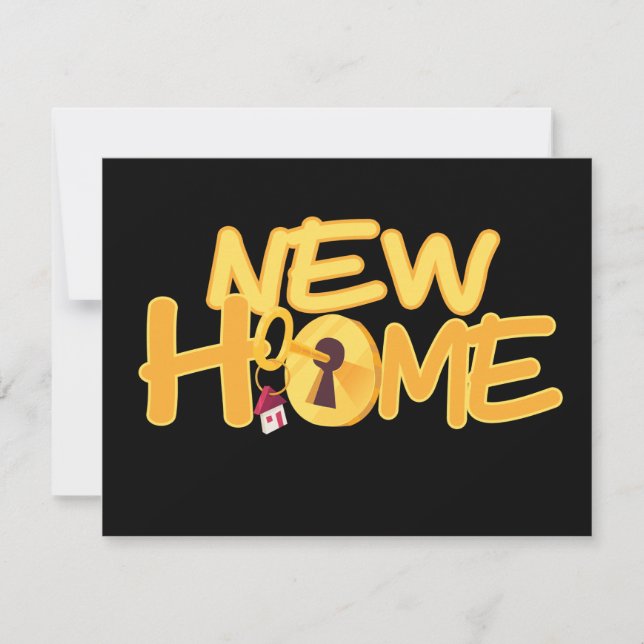 Anuncio Nueva llave de puerta delantera del hogar personal (Anverso)