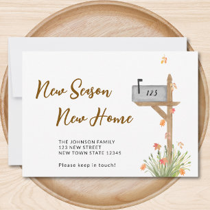 Anuncio Nueva temporada de nuevo hogar otoño movimiento de