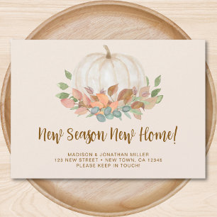 Anuncio Nueva temporada Nueva Calabaza Hogar Caída Otoño M