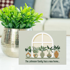 Anuncio Nuevas plantas de moda en casa en movimiento moder