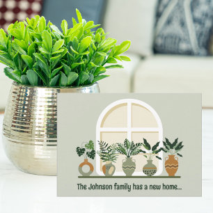 Anuncio Nuevas plantas de moda en casa en movimiento moder