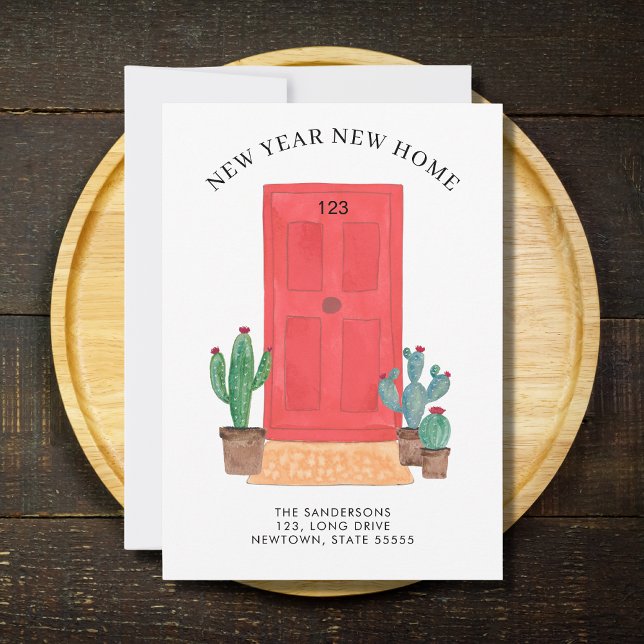 Anuncio Nuevo año nuevo hogar puerta roja en movimiento (Subido por el creador)