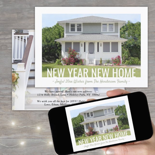 Anuncio Nuevo Año Nuevo Hogar Simple 2 Festividades en Mov (Subido por el creador)