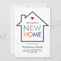 Nuevo cambio de casa de moda de la casa de direcci