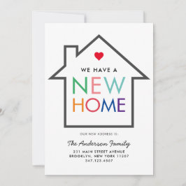 Anuncio Nuevo cambio de casa de moda de la casa de direcci