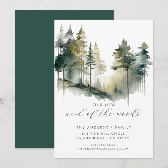 Anuncio Nuevo Cuello de la Nueva Dirección de Woods (Anverso / Reverso)