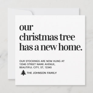 Anuncio Nuevo hogar de árbol de Navidad que hemos movido v