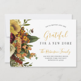 Anuncio Nuevo hogar Día de Acción de Gracias en movimiento