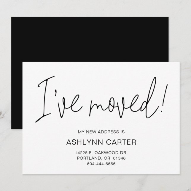 Anuncio Nuevo hogar moderno (Anverso / Reverso)