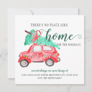 Anuncio Nuevo Hogar Para Las Vacaciones De Árbol De Navida