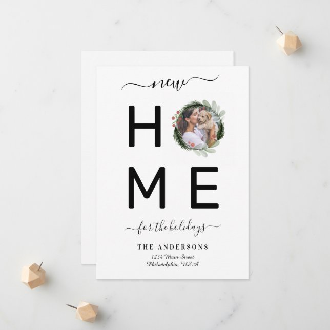 Anuncio Nuevo hogar para los Navidades de vacaciones se mu (Anverso/Reverso In Situ)