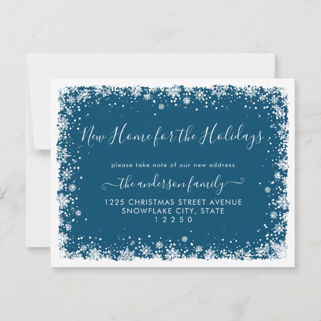 Anuncio Nuevo hogar para Navidades de vacaciones Nieve en  (Anverso)