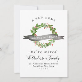 Anuncio Nuevo hogar para vacaciones de Wreath en movimient