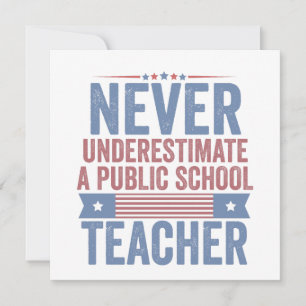 Anuncio Nunca subestimes a Walz, profesor de una escuela p