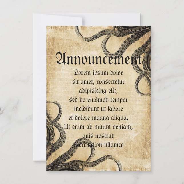 Anuncio Octopus vintage (Anverso)