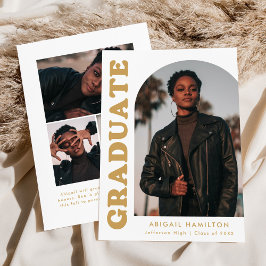 Anuncio Offset Arch Gold 4 Graduación de fotos