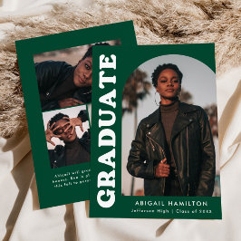 Anuncio Offset Arch Green 4 Photo Graduation